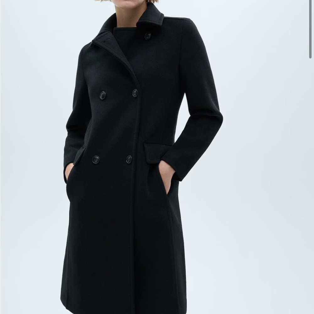 Classic Black Trench Coat